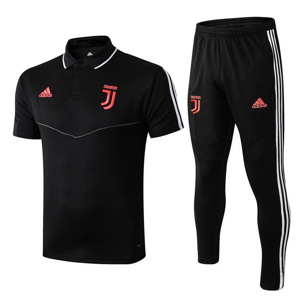 Polo Football Ensemble Complet Juventus 2019-20 Negro Rouge